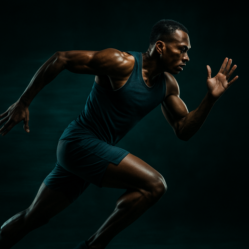 Athlete in motion